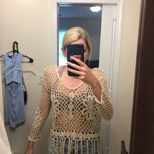 NWOT LF Crochet Top